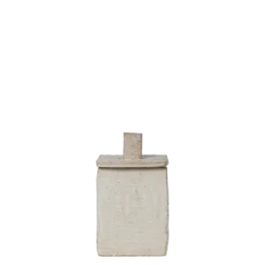 Boîte en grès blanc 13 x 12,5 x 22,5 cm Rume - Ferm Living - The Cool Republic