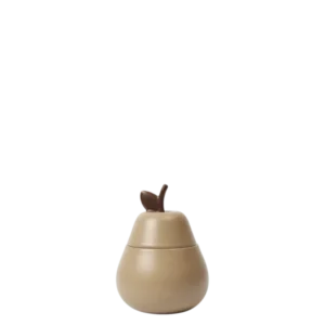 Boîte poire en céramique beige 9,5cm Pear - Ferm Living - The Cool Republic