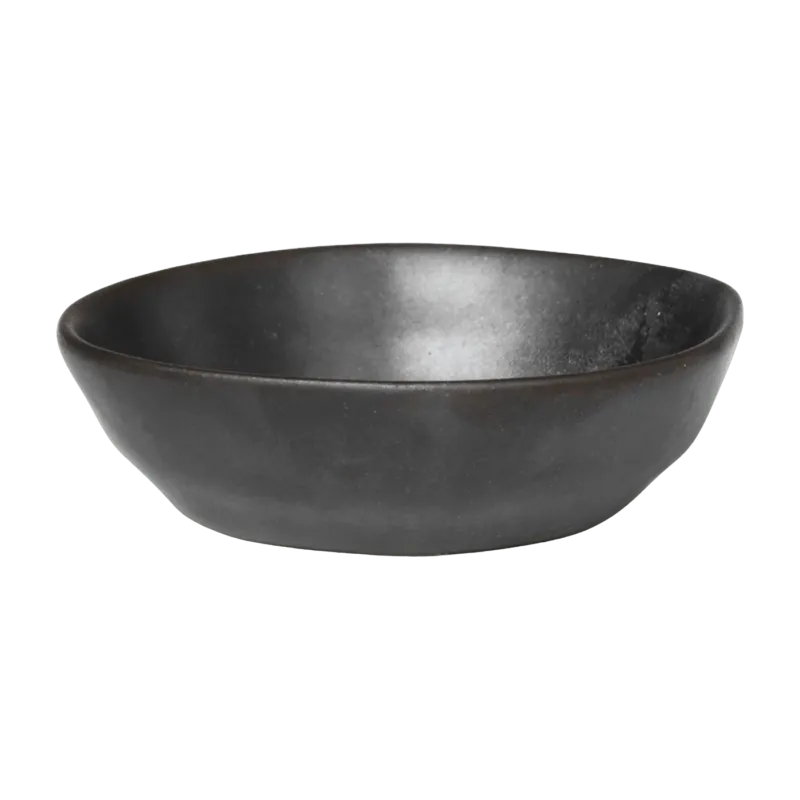 Bol en porcelaine noir S Flow - Ferm Living - The Cool Republic