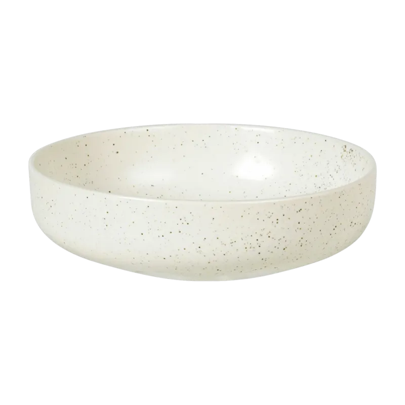 Bol plat en grès crème 17 cm Nordic Vanilla - Broste Copenhagen - The Cool Republic