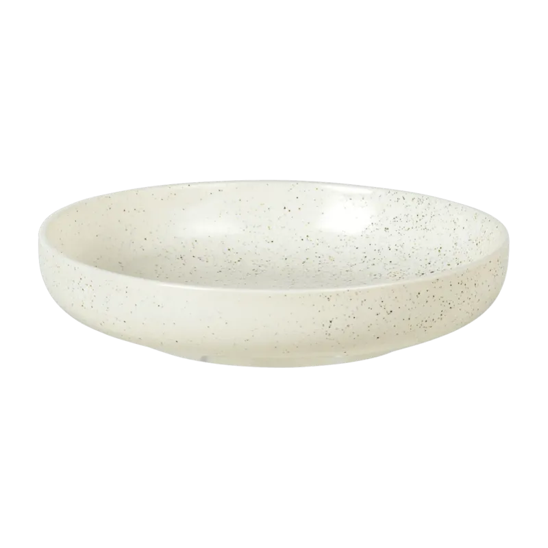 Bol plat en grès crème 22,5 cm Nordic Vanilla - Broste Copenhagen - The Cool Republic