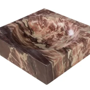 Bol rond en marbre rose rosalia 28,5x7,5cm Kyron - Versmissen - The Cool Republic