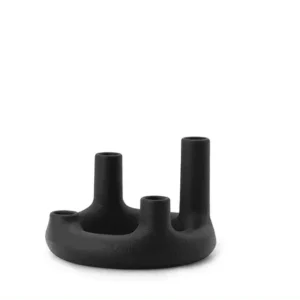 Bougeoir en fonte noire 17,7x11,8cm - Normann Copenhagen - The Cool Republic