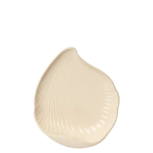 Bougeoir mural en grès blanc Shell - Ferm Living - The Cool Republic