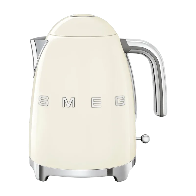 Bouilloire électrique crème 1,7 L Années 50 - Smeg - The Cool Republic