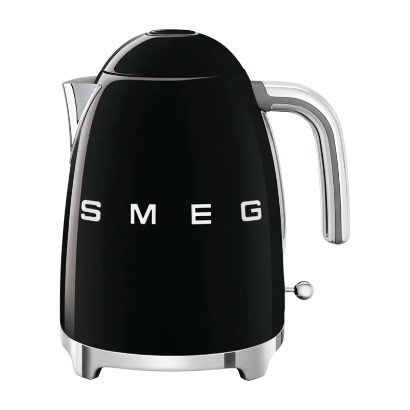 Bouilloire électrique noire 1,7 L Années 50 - Smeg - The Cool Republic