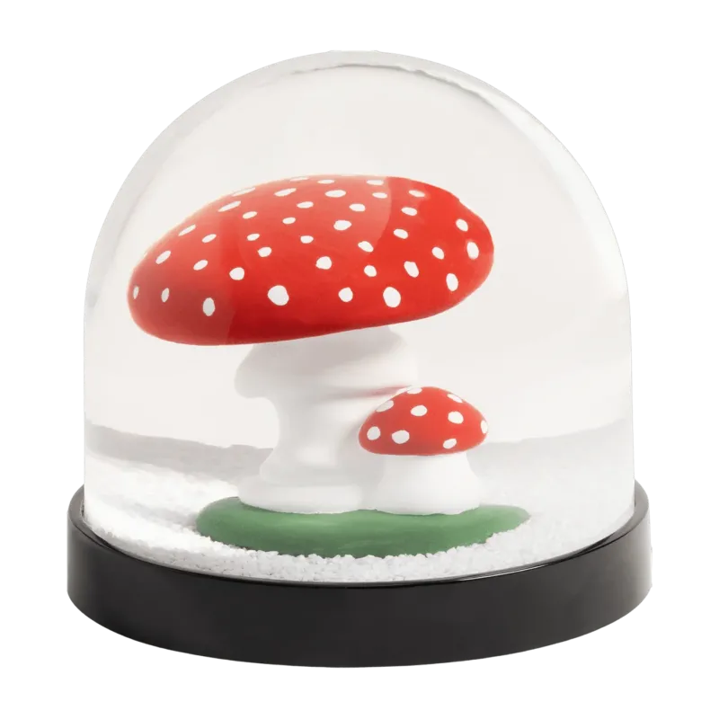 Boule à neige 8 cm Champignon - &Klevering - The Cool Republic