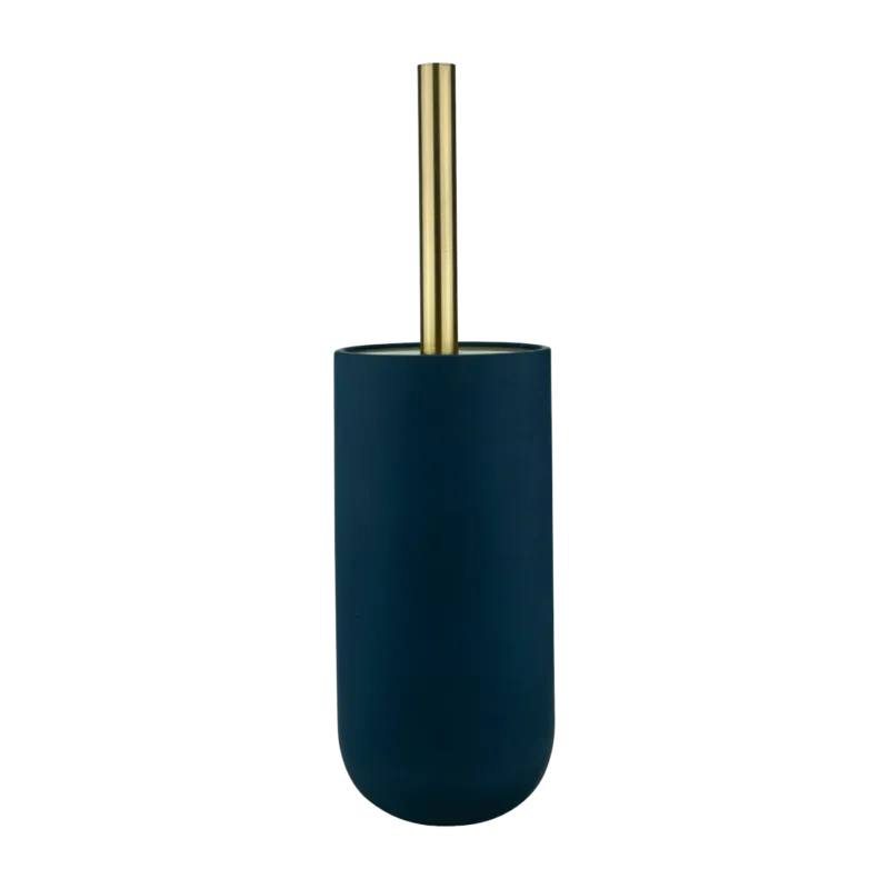 Brosse de toilette en céramique bleu nuit Lotus - Mette Ditmer - The Cool Republic