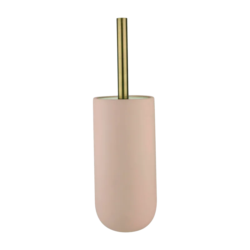 Brosse de toilette en céramique rose poudré Lotus - Mette Ditmer - The Cool Republic
