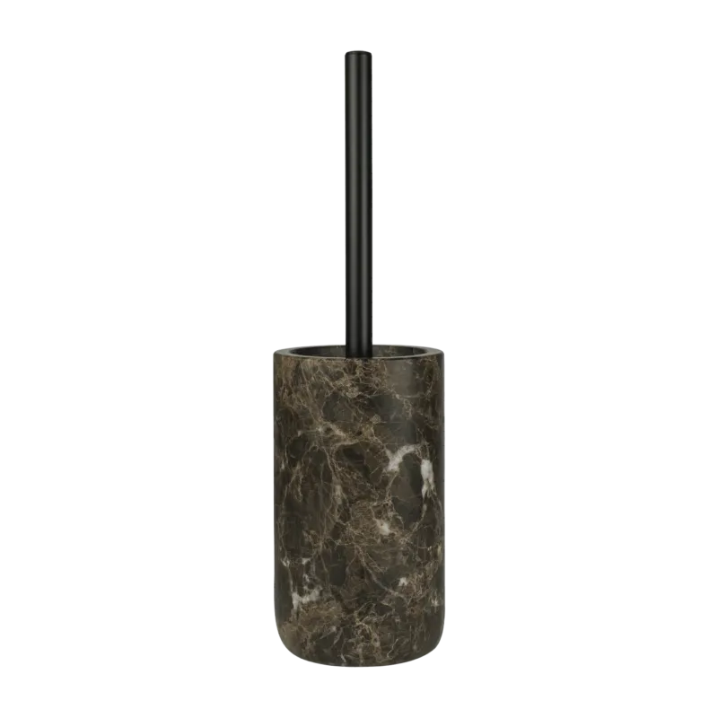 Brosse de toilette en marbre marron Marble - Mette Ditmer - The Cool Republic