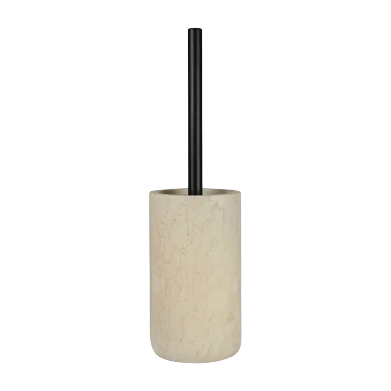 Brosse de toilette en marbre sable Marble - Mette Ditmer - The Cool Republic