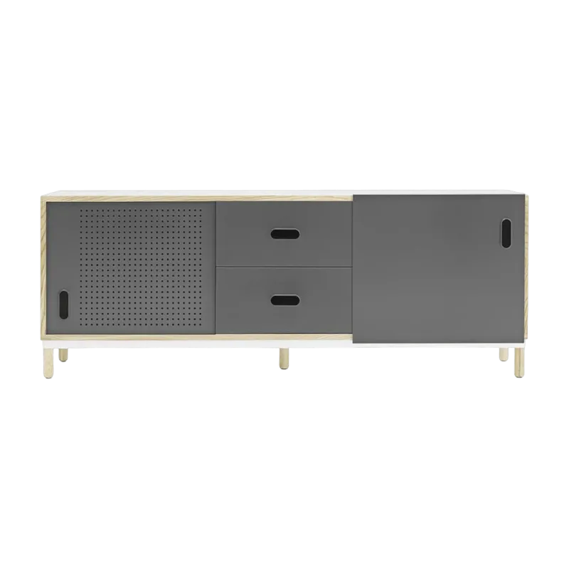 Buffet à tiroirs gris Sideboard Grey - Normann Copenhagen - The Cool Republic