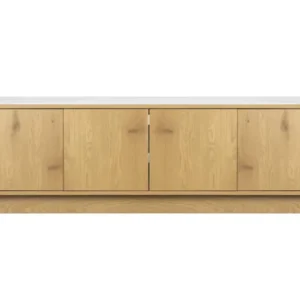 Buffet en bois de chêne 180x40x50cm Oréa - The Cool Republic - The Cool Republic