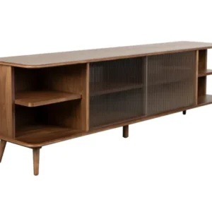 Buffet en bois de noyer 40x180x55cm Rise - Zuiver - The Cool Republic
