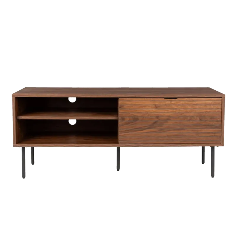 Buffet en bois marron et métal noir 120x40x50cm Orson - The Cool Republic - The Cool Republic