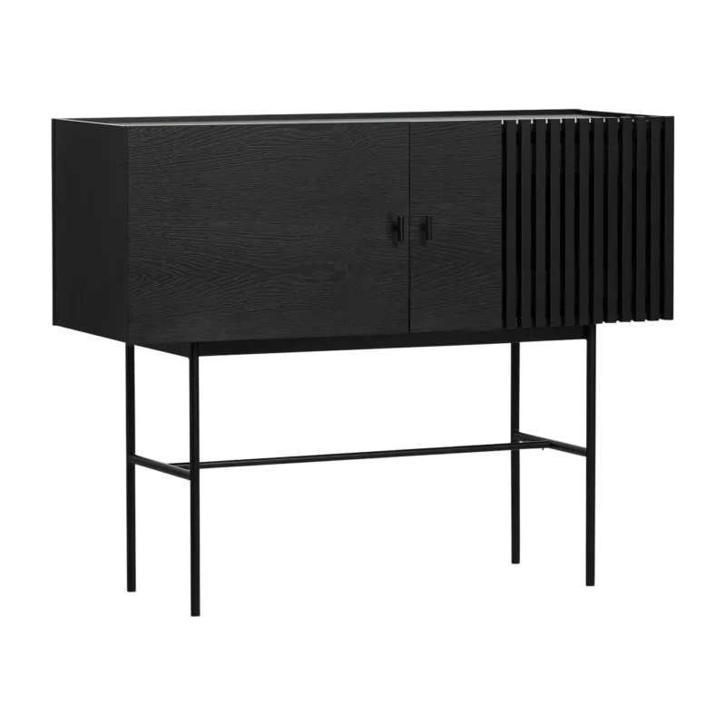 Buffet en chêne noir 120 cm Array - Woud - The Cool Republic