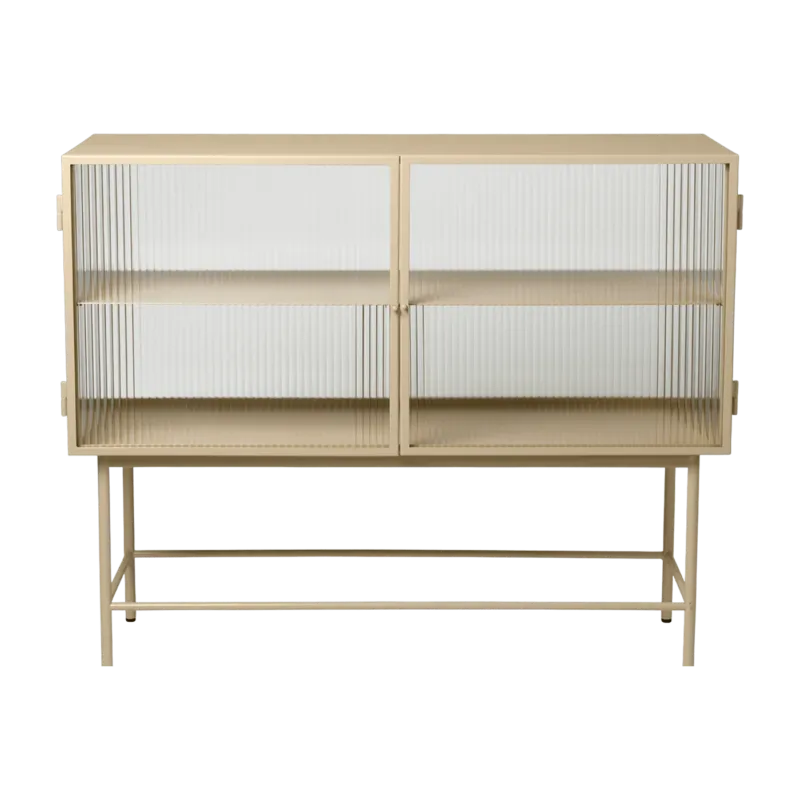 Buffet en métal beige Haze - Ferm Living - The Cool Republic
