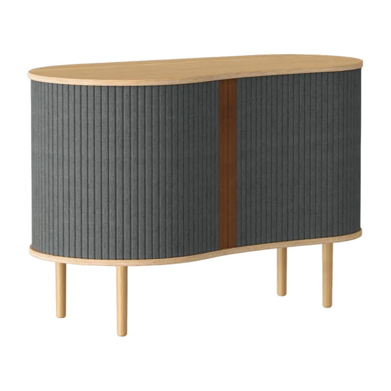Buffet gris foncé en chêne naturel Audacious - UMAGE - The Cool Republic
