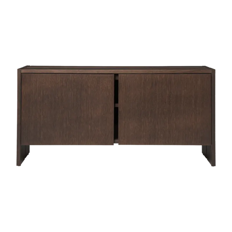 Buffet placage de chêne foncé 100x30x50cm Parcel - Ferm Living - The Cool Republic