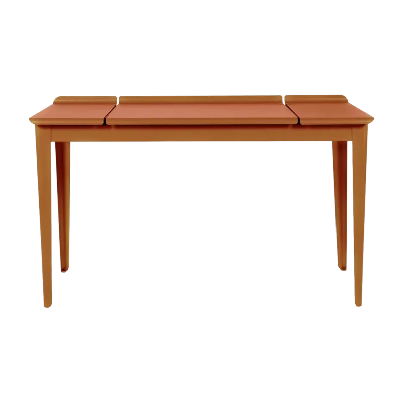 Bureau en acier terracotta mat fine texture 130 cm Clapet - Tolix - The Cool Republic