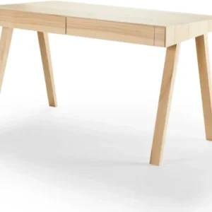 Bureau en bois lituanien 140 cm 4.9 Drawers - Emko - The Cool Republic