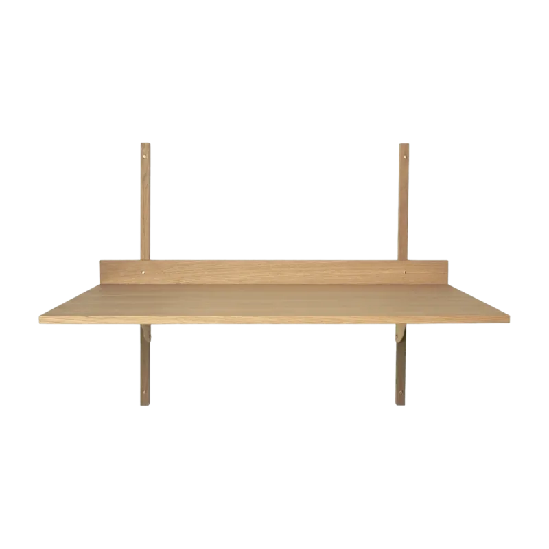 Bureau en chène et laiton Sector - Ferm Living - The Cool Republic
