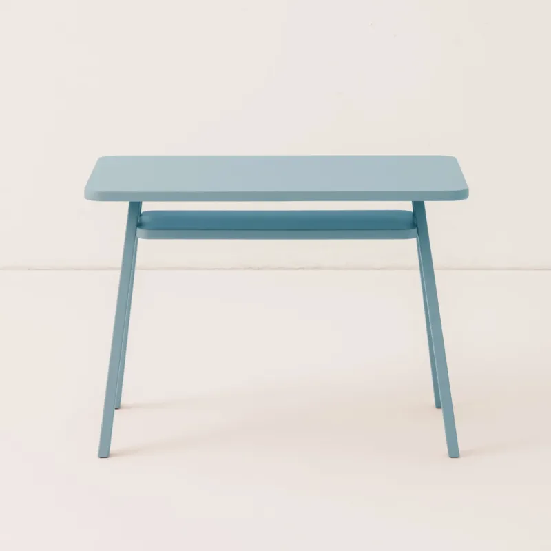 Bureau enfant en bois de hêtre bleu 70 x 45 x 50 cm Growing Green - Nobodinoz - The Cool Republic