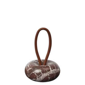 Butoir de porte rond en marbre rouge 14 cm Wa - Ferm Living - The Cool Republic