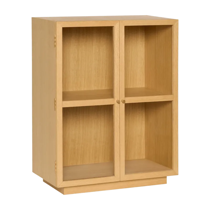 Cabinet en bois de chêne naturel 70x39x90cm Mae - Hübsch - The Cool Republic