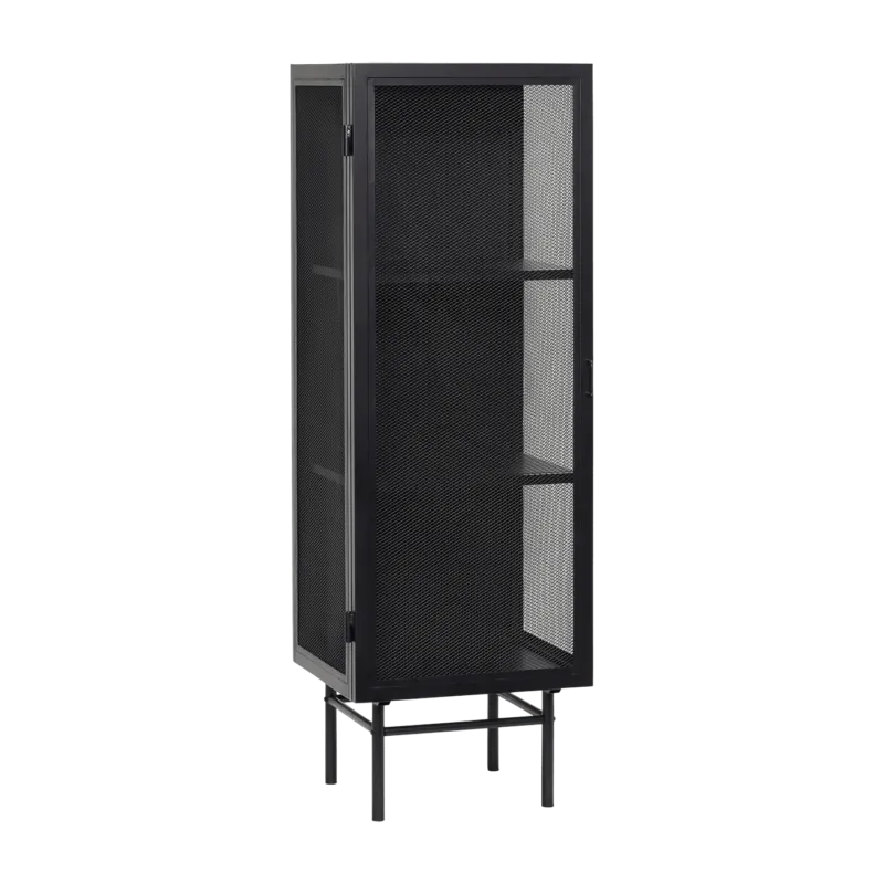 Cabinet en métal noir 50 cm - Hübsch - The Cool Republic