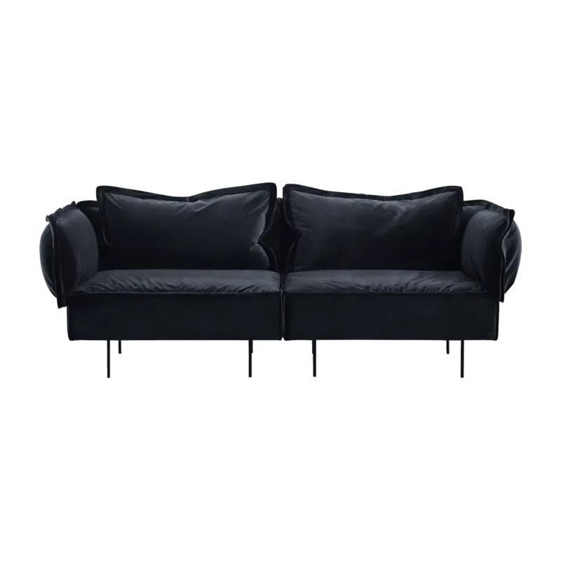 Canapé 2 places anthracite Velvet - HANDVÄRK - The Cool Republic