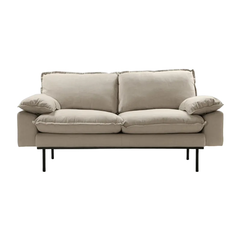 Canapé 2 places beige Retro - HKliving - The Cool Republic