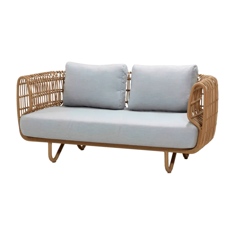 Canapé 2 places cadre naturel Nest - Cane-Line - The Cool Republic