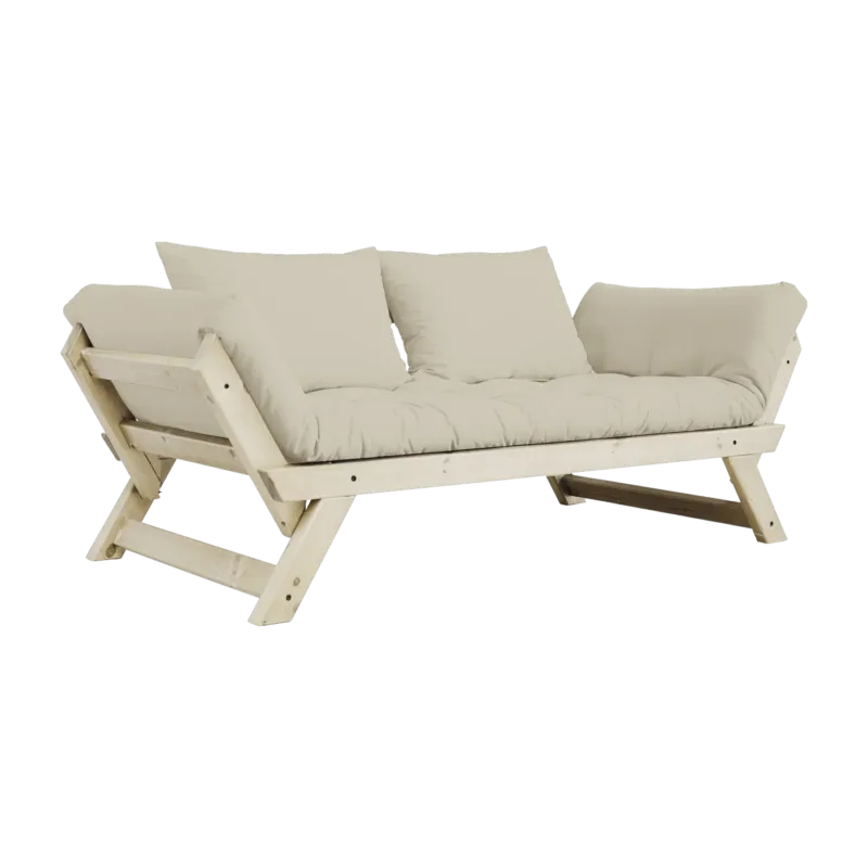 Canapé 2 places convertible beige Bebop - Karup Design - The Cool Republic