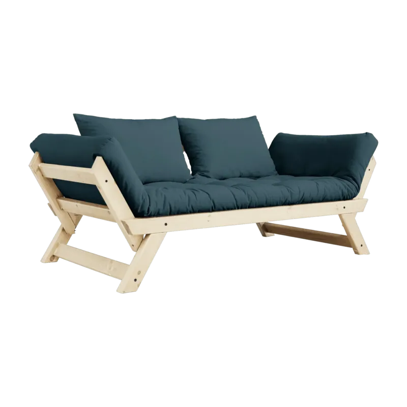 Canapé 2 places convertible bleu Bebop - Karup Design - The Cool Republic