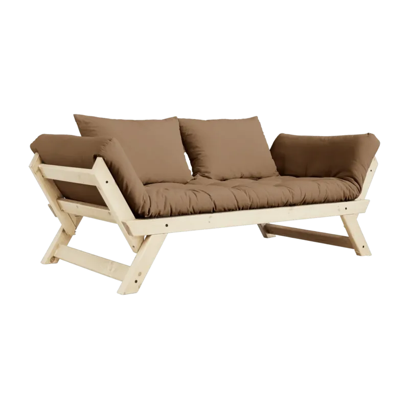 Canapé 2 places convertible marron Bebop - Karup Design - The Cool Republic