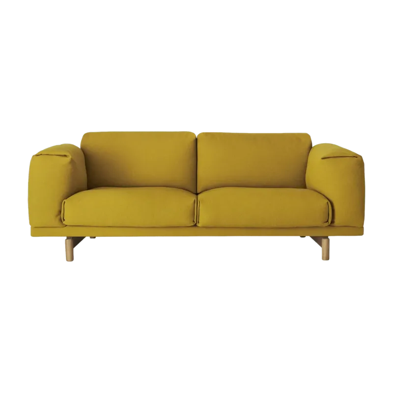 Canapé 2 places Rest Jaune - Muuto - The Cool Republic