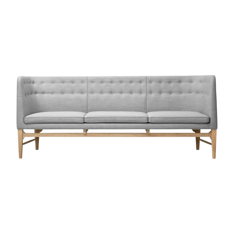 Canapé 3 places en tissu gris AJ5 Mayor - &tradition - The Cool Republic