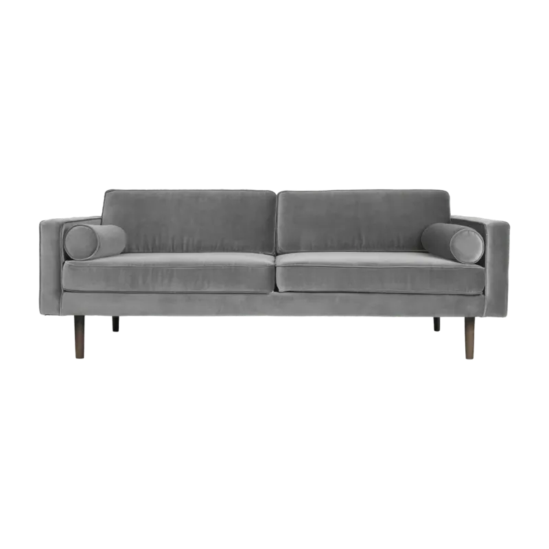 Canapé 3 places en velours gris Wind - Broste Copenhagen - The Cool Republic