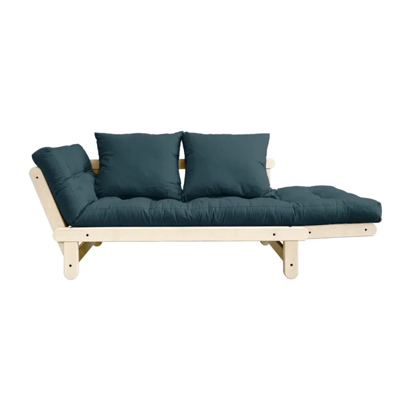 Canapé convertible 2 places bleu pétrole Beat - Karup Design - The Cool Republic