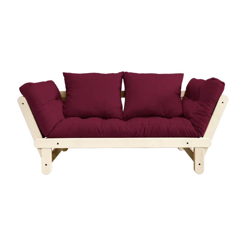 Canapé convertible 2 places bordeaux Beat - Karup Design - The Cool Republic