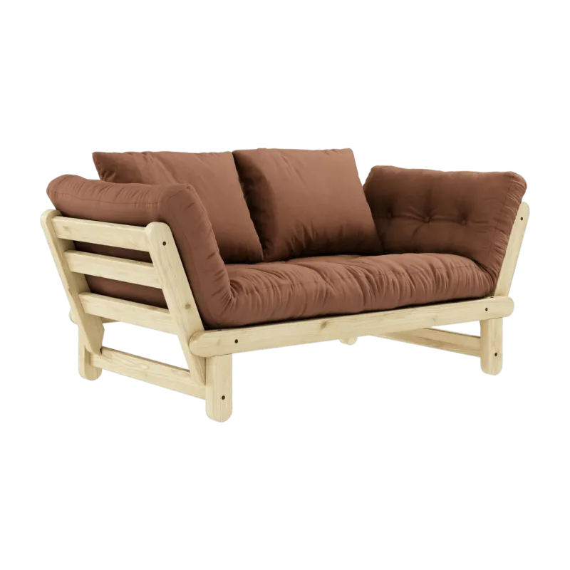 Canapé convertible 2 places marron argile Beat - Karup Design - The Cool Republic
