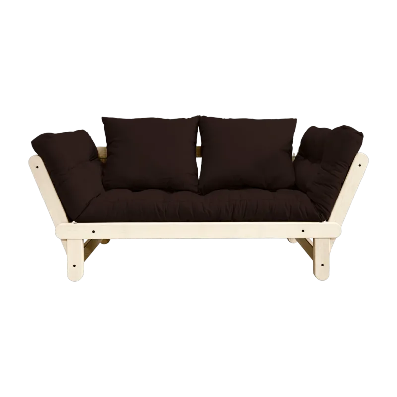Canapé convertible 2 places marron Beat - Karup Design - The Cool Republic