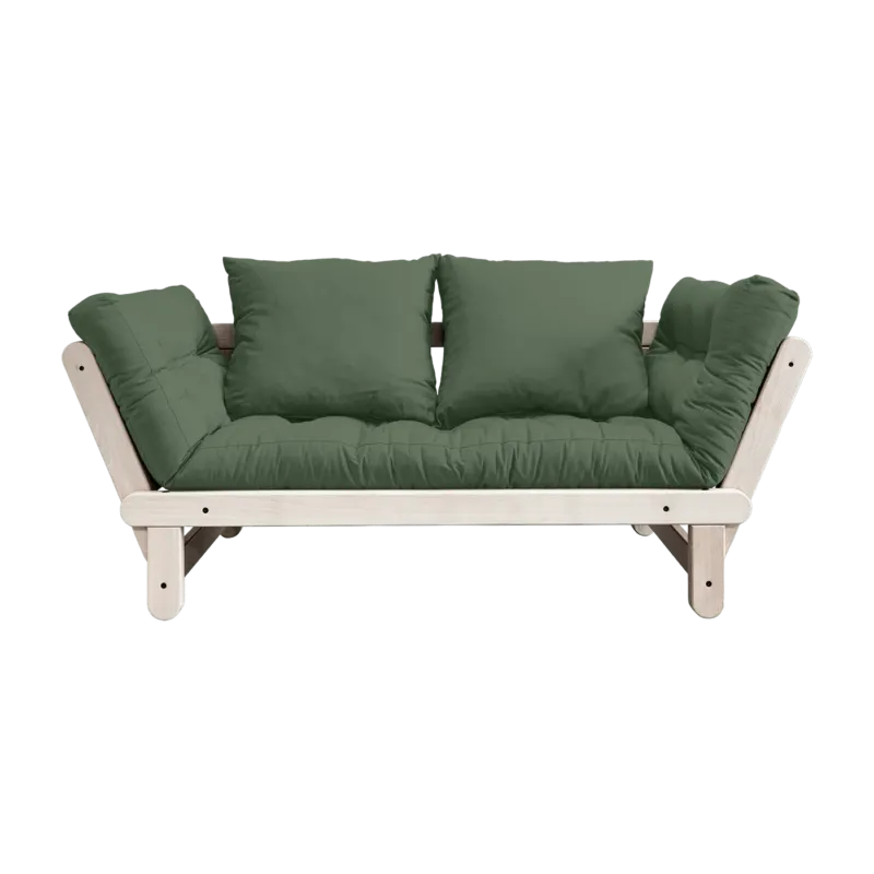 Canapé convertible 2 places vert clair Beat - Karup Design - The Cool Republic