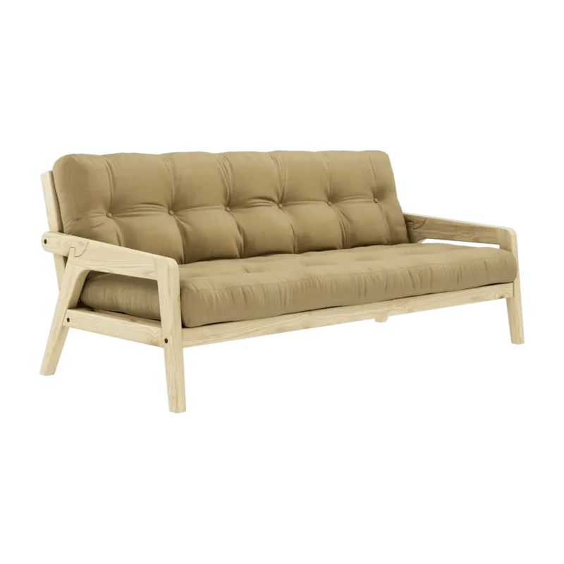 Canapé convertible beige blé Grab - Karup Design - The Cool Republic