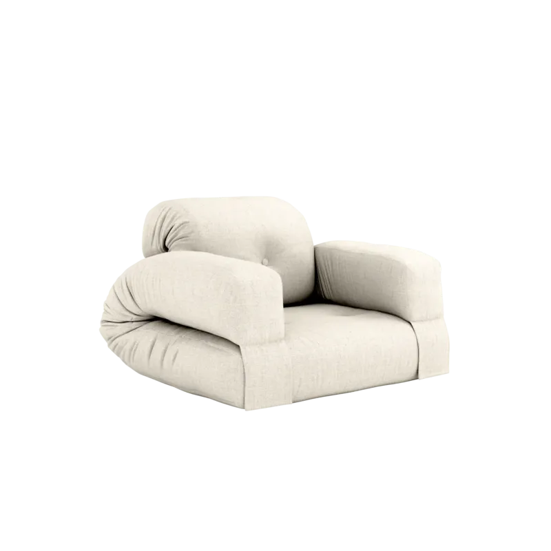 Canapé convertible en lin 90x122x66cm Hippo - Karup Design - The Cool Republic