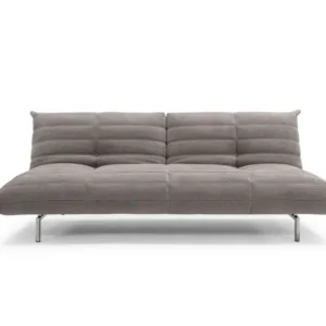 Canapé convertible en polyester recyclé gris 211x96x81cm Mikunjo - Inovation Living - The Cool Republic