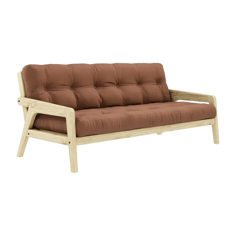 Canapé convertible marron argile Grab - Karup Design - The Cool Republic