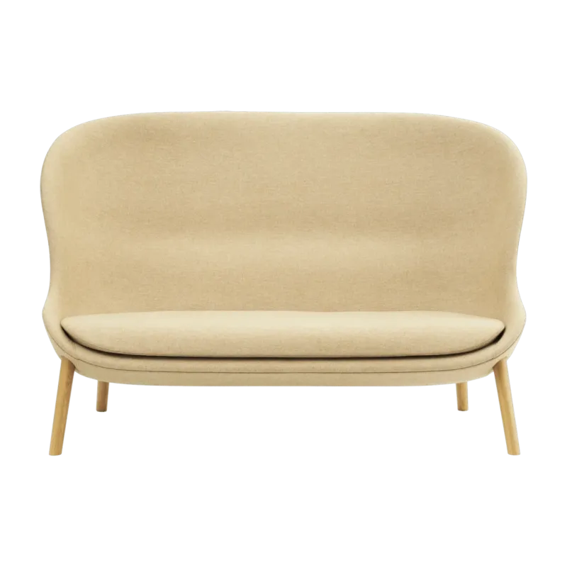 Canapé en chêne et tissu beige 168 cm Hyg - Normann Copenhagen - The Cool Republic