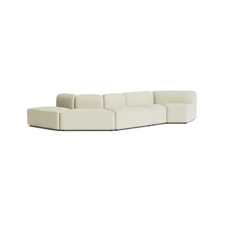 Canapé en tissu gris modulable 5 places Rope - Normann Copenhagen - The Cool Republic